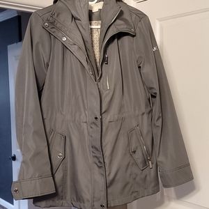 Michael Kors Grey Raincoat size Medium Women